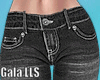 Black Denim Flares