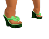 Green Bow Sandal