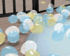 Blue/Gold/White Balloons