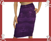 Abstract Plum Skirt