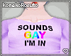 *KR* Sounds Gay L