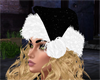 black santa hat blond