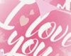 I love you wall deco