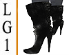 LG1 Black Boots Low
