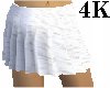 4K White Skirt