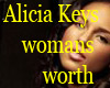 Alicia Keys womans worth