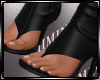 Open Black Boots