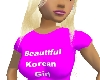 Beautiful Korean Girl Te