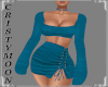 *CM*VIVIANA DRESS-TEAL