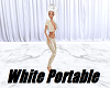 White Curtains Portable