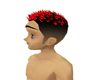 red spike hair