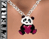 Necklace - Panda Wine