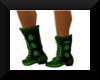 Toxic Green Boots