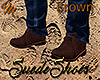 [M] Suede Shoes Brown
