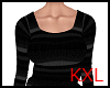 Onyx Striped Knit - KXL