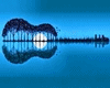 guitarra y luna