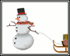 Snowmen with Sled