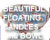 XMASCandlesFLoat w/Bowl