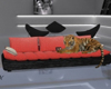 sofa +tigre animado