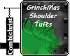 GrinchMas Shoulder Tufts