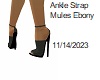 [BB} Ankle Strap Mules