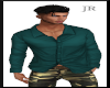 [JR] Silk Shirt Green
