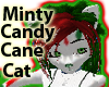 Minty Candy Cane Cat Ear