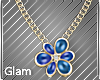Paisley Blue Necklace