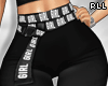 Girl Pants Blk RLL Deriv