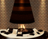 fireplace brown 