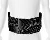 dark snakeskin belt