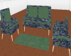 Greenblue Sofa Set