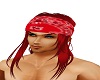 red with red bandana