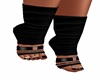 BELTED SOCKS BLACK NAIL
