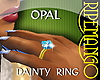 (RM) Dainty Opal Ring LH