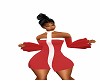 RED RETRO DRESS
