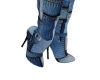 BLU JEAN PATCH BOOTZ