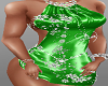 Sleek Jewel Dress green