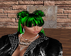 Shawna Black/Green Hair