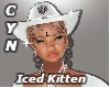 Iced Kitten Cowgurl Hat