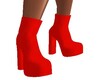 Red Ankle boots