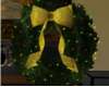 christmas wreathe gold