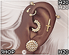 Moon Earring Golde