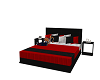 red and black bed