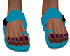Cyan Sandals