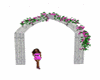 Pink Flowers Arch