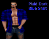 Plaid Dark Blue Shirt
