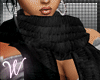 *W* Black Winter Scarf