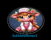 Baby Girl Cow Rug