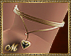 :mo: GOLD HEART ANKLET